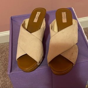 Jessica Simpson platform sandals